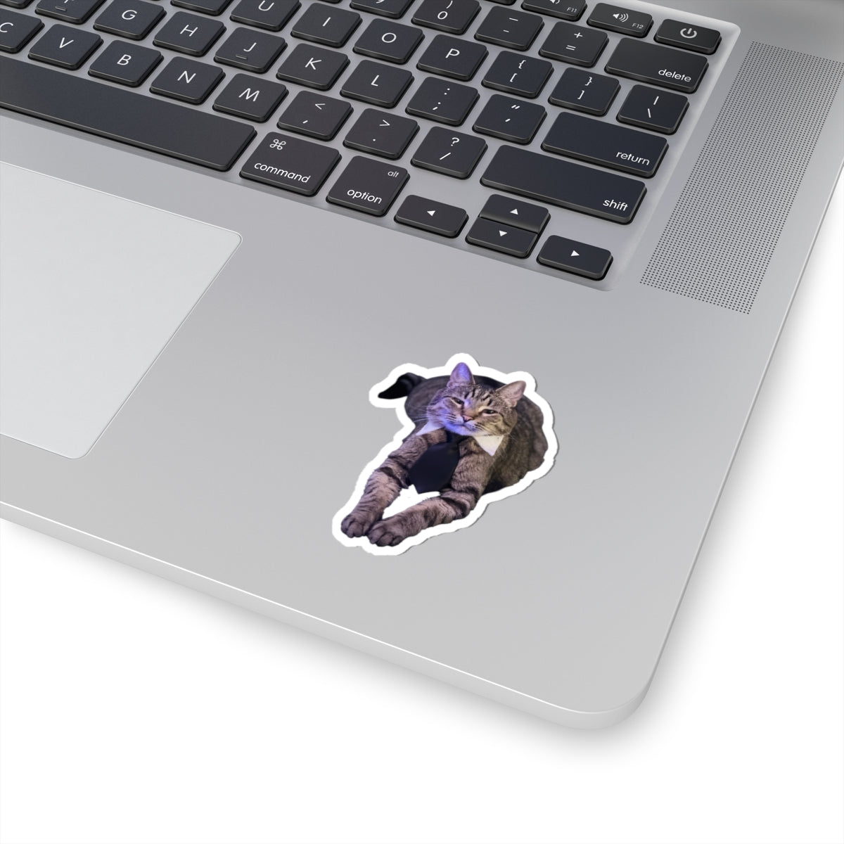 Stinky Sticker — Business Cat Kiss-Cut Vinyl Sticker for Laptops & Gifts